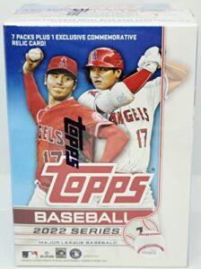 2022 topps series 1 baseball trading cards blaster box (99 cards per box)