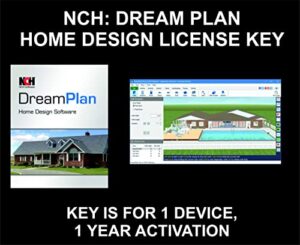 dreamplan home design software, key, for 1 device activation