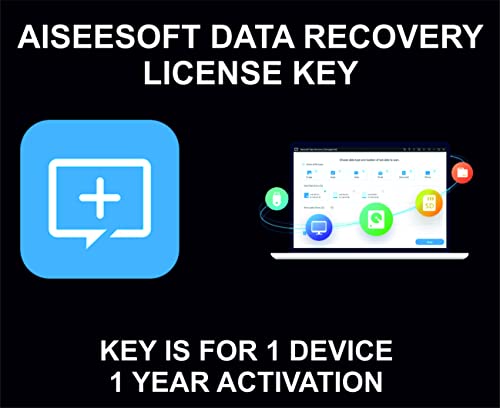 Aiseesoft Data Recovery, Key, For 1 Year, For 1 Device Activation