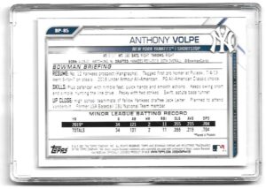 2021 bowman prospects #bp-85 anthony volpe new york yankees baseball nm-mt