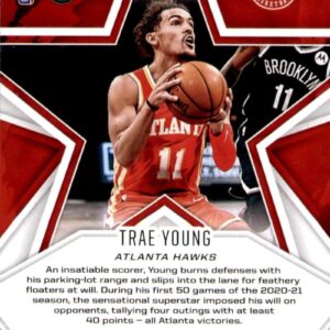 2020-21 Panini Chronicles #664 TRAE YOUNG Rookies & Stars Atlanta Hawks