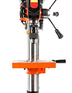 WEN 4211 3.2-Amp 10-Inch 5-Speed Cast Iron Benchtop Drill Press with Laser and Keyless Chuck , Black