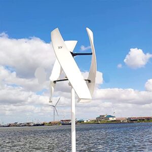 Wind Turbine Generator Kits, 12V 24V 48V 8000W Vertical Axis Wind Generator Kit for Home, Street Lighting And More Solar And Wind Hybrid System,48v