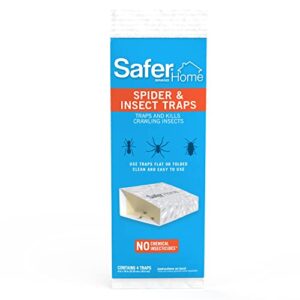 safer brand 4 safer home sh400 indoor spider, ant, cockroach, centipede, and crawling insect traps, blue