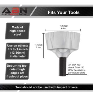 ABN Bolt Deburring Tool - 0.5 to 1.4in Deburring Bit Chamfer Tool Drill Attachment for Steel, Copper, Brass, and Wood
