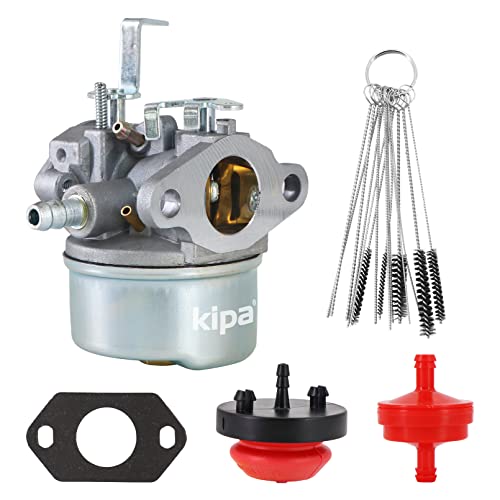 KIPA Carburetor For Tecumseh TH139SP TH139SA HSK870 HSK850 snowblower Engines Replace 640300 632738 640096 With Mounting Gasket Primber bulb Fuel Filter