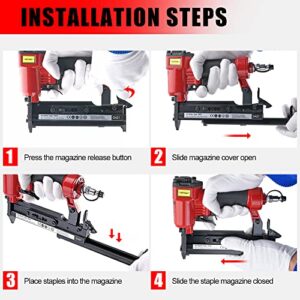 DOTOOL 23 Gauge Pin Nailer Pneumatic 100-Fastener Air-powered Nail Gun Fits 1/2'', 3/4'', 4/5'', 5/8'' and 1'' Nails