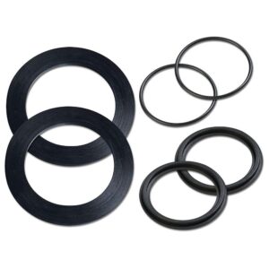 iksi fits for 25076rp 10745, 10262 and 10255 step washer o ring 1.25 fittings plunger valve seals rubber 11235 (6 pcs)