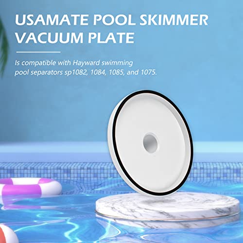 Usamate SP1106 Skim Vacuum Plate In-Ground Pool Skimmer Compatible with Hayward Swimming Pool Skimmer SP1082, 1084, 1085, 1075