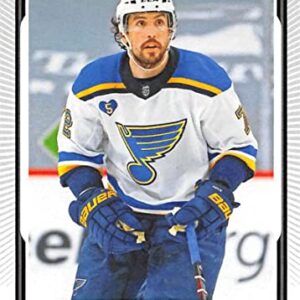 2021-22 O-Pee-Chee #425 Justin Faulk St. Louis Blues Official NHL Hockey Card From Upper Deck in Raw (NM or Better) Condition