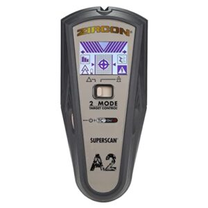zircon superscan a2 advanced stud finder with 2 mode target control, studscan and deepscan mode
