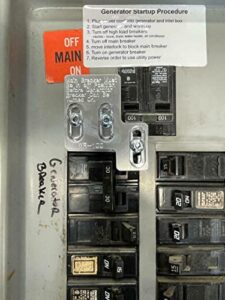 wr-100 murray 100 amp panel generator interlock