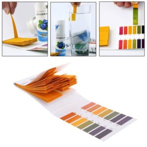 Utoolmart pH Test Paper, 320PCS Full Range 1-14 Litmus Paper pH Soap Making Testing Strips for Water Saliva Urine Soil, Drinks, 4 Packs