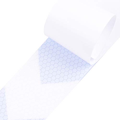 Qomovo Blue White Arrow High Visibility Reflective Tape 2 inch x 20 feet Self-Adhesive Tape Conspicuity Safety Warning Tape