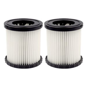 2 packs of dcv5801h wet dry vacuum hepa replacement filter,compatible for dowalt dcv580 & dcv581h,washable and reusable