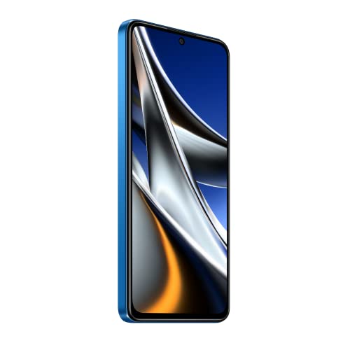 Poco X4 Pro 5G 256GB 8GB Factory Unlocked (GSM Only | No CDMA - not Compatible with Verizon/Sprint) Global Version - Laser Blue