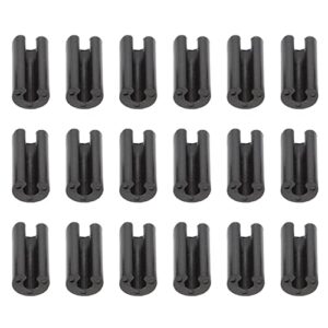 doitool 100pcs rubber feet for sink grid, sink protectors for kitchen sink, kitchen sink wire rack feet replacement protector parts for kitchen rack (black)