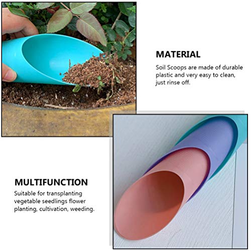 Miniature Soil Scoop Mini Plants Tools Japanese Tools Tool Gadget 9 PCS Bonsai Soil Scoops, s, Colorful Small Soil Scoops Random Colors Tools Transplanting Soil Spoon Tools