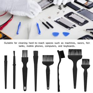 8pcs Mobile Phone Computer Brush, Safe Anti Static Brush Set Detailing Cleaning Tool for Mobile Phone Tablet PCB BGA Repair Work