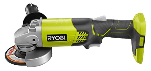 RYOBI 18-Volt 4-1/2" Angle Grinder Tool P421 + (1) Battery + Charger (Bulk Packaged)