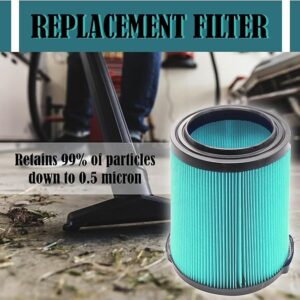 5-Layer Replacement Vacuum Filter VF6000 Compatible with Ridgid Wet/Dry Shop Vac 5-20 Gallon Vacuums WD5500 WD0671 WD6425 WD7000 WD1280 WD1851 WD1680 WD1956 RV2400A 1400RV RV2600B