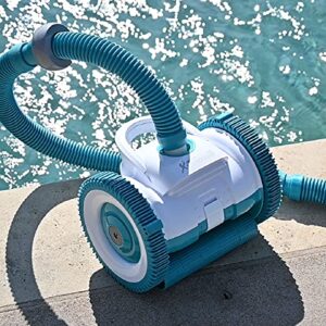 xtremepowerus in-ground pools automatic suction pool cleaner for swimming pool with 39' ft. hose set (automatic pool vacuum)