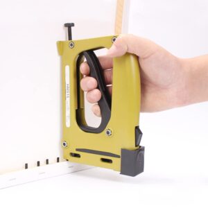 QUTUNI Point Driver for Picture Framing, Picture Frame Stapler Framing Point Driver with 1000 Points for Artist Framing Paintings and Pictures