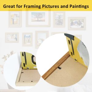 QUTUNI Point Driver for Picture Framing, Picture Frame Stapler Framing Point Driver with 1000 Points for Artist Framing Paintings and Pictures