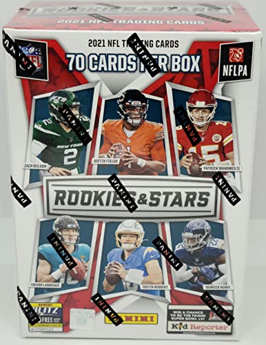 2021 Panini Rookies & Stars Football Trading Cards Blaster Box (70 cards per box)