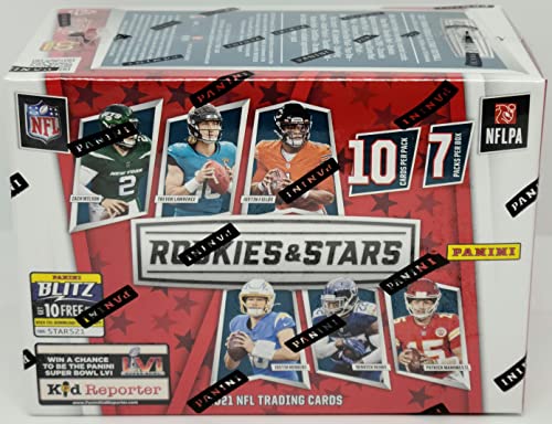 2021 Panini Rookies & Stars Football Trading Cards Blaster Box (70 cards per box)