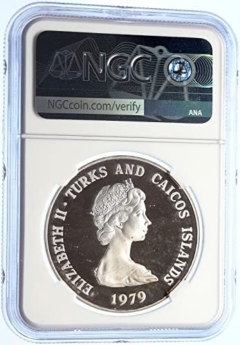 1979 1979 TURKS AND CAICOS 10Yr Prince Charles Proof A 10 Crowns PF 68 ULTRA CAMEO NGC