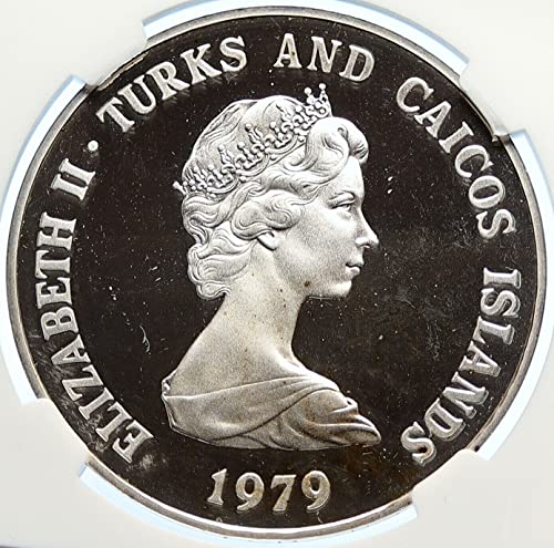 1979 1979 TURKS AND CAICOS 10Yr Prince Charles Proof A 10 Crowns PF 68 ULTRA CAMEO NGC