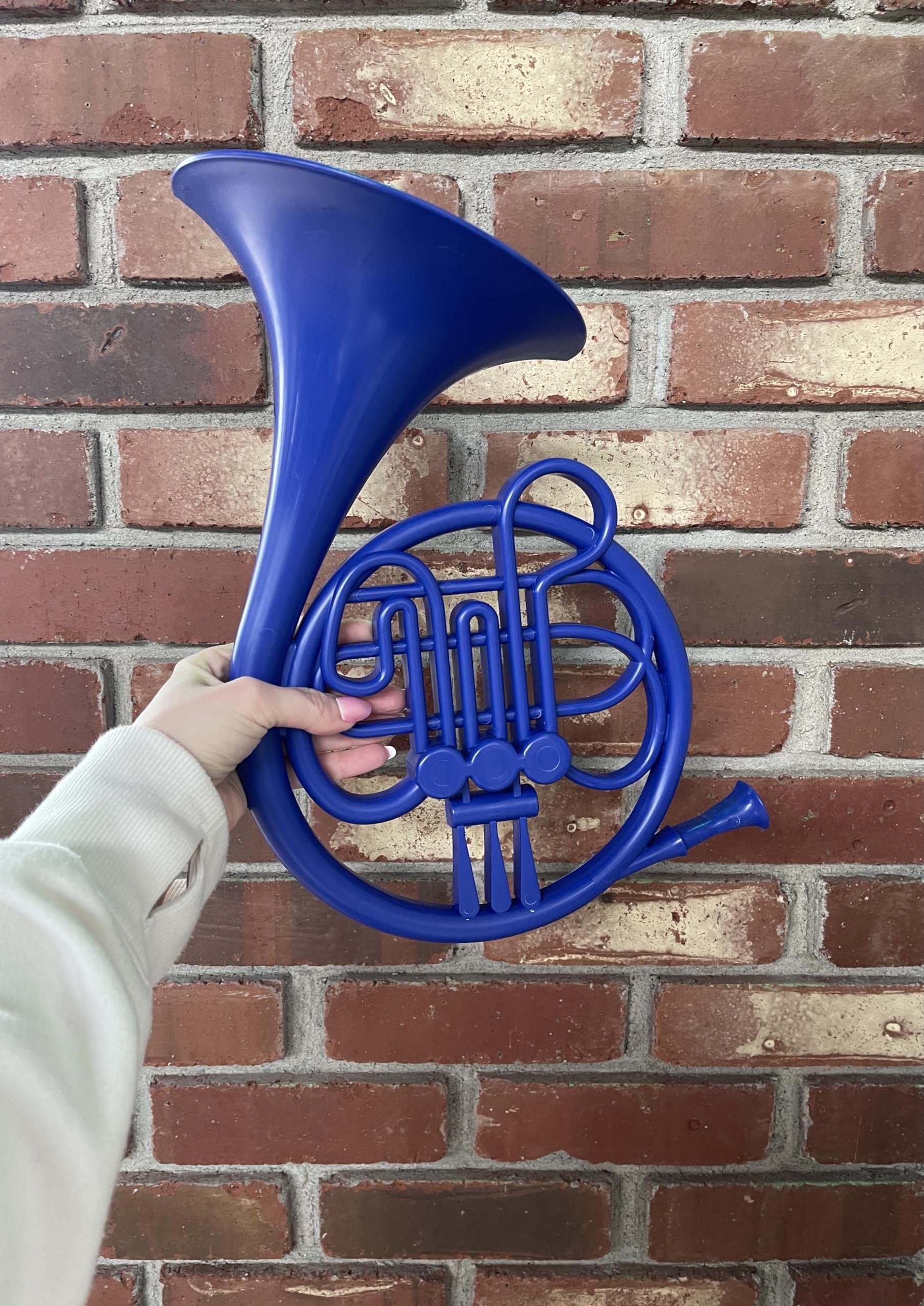 Blue French Horn/HIMYM/Prop Replica/Proposal Prop/Pop Culture Reference (16 in Wall Hanging)