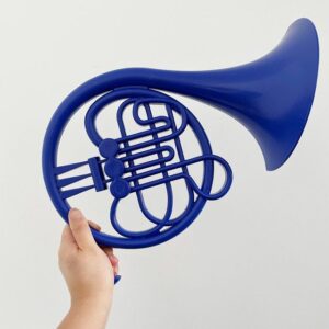 Blue French Horn/HIMYM/Prop Replica/Proposal Prop/Pop Culture Reference (16 in Wall Hanging)