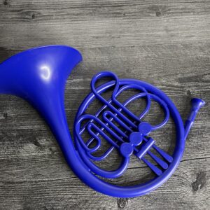 Blue French Horn/HIMYM/Prop Replica/Proposal Prop/Pop Culture Reference (16 in Wall Hanging)