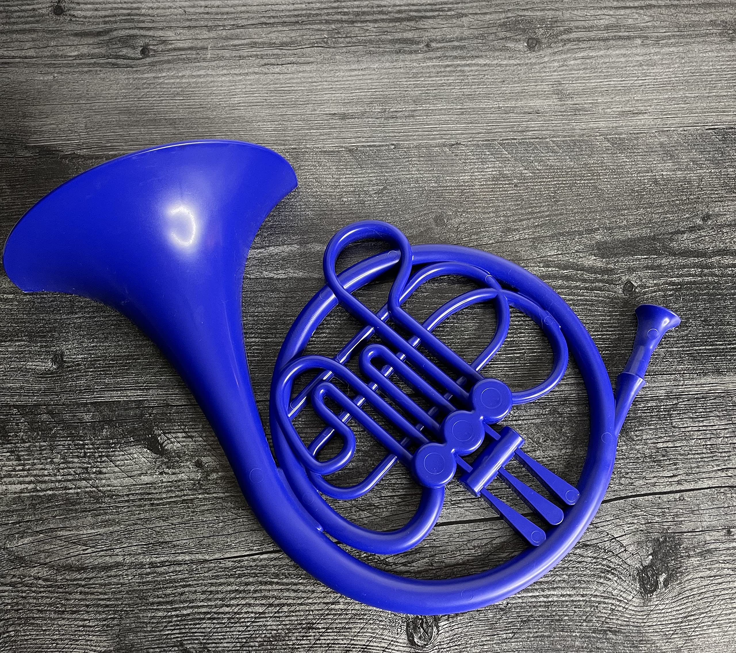 Blue French Horn/HIMYM/Prop Replica/Proposal Prop/Pop Culture Reference (16 in Wall Hanging)