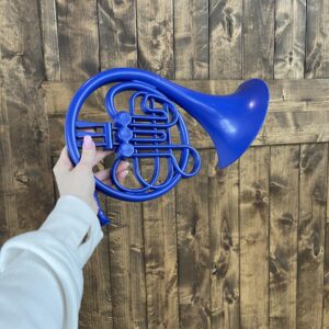 Blue French Horn/HIMYM/Prop Replica/Proposal Prop/Pop Culture Reference (16 in Wall Hanging)