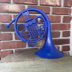 Blue French Horn/HIMYM/Prop Replica/Proposal Prop/Pop Culture Reference (16 in Wall Hanging)