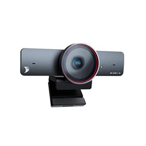 wyrestorm 4k webcam with ai tracking, auto framing, 120° fov, 90fps, 8x digital zoom, eptz, dual ai noise-canceling mics, conference room camera for video call, remote education, hd live streaming