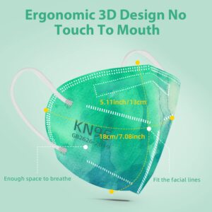 iHoo 30pcs KN95 Face Masks for Kids, Individually wrapped with Mask Holder, Breathable & Comfortable 5-Ply Multicolor KN95 Masks for Boys Girls Age 4-10