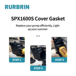 (2/Pack) SPX1600S Cover Gasket Compatible with Hayward SuperPump Model SP1600X Series Kit, O-177 Lid Gasket