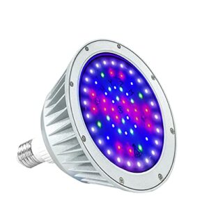 yusosaif color changing led pool lights for inground pool,120v 40w waterproof,led replacement for 500w pentair and hayward fixture, pool light bulb