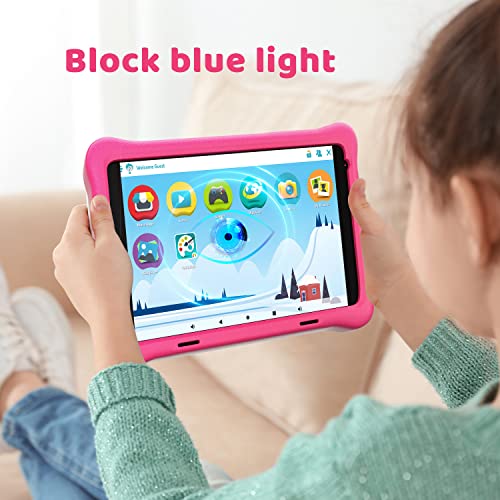 OLEXEX Kids Tablet 8 inch Tablet for Kids 4000 mAh 2GB RAM 32GB ROM HD 1280 * 800 Tablet Kids with WiFi, Bluetooth, Dual Camera, Parental Control