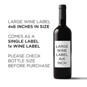 Pregnancy Reveal Wine Label for Parents Mom and Dad, Tiny Baby Announcements Gifts, Wine Bottle Stickers, We're Having a Baby Cards, Promoted to Grandparents, Im Pregnant