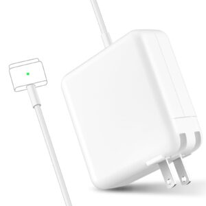 mac book pro charger - 60w t-tip magnetic charger power adapter, universal laptop charger compatible with mac book air/mac book pro 13-inch retina display(after 2012)