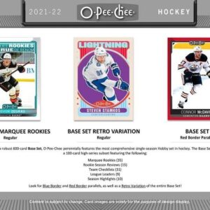 2021/22 Upper Deck O-Pee-Chee NHL Hockey RETAIL box (36 pks/bx)