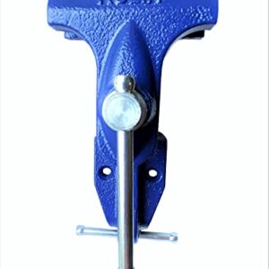 Rolin Vise Wood Working Clamp 3 Inch Light Duty Tools Small Home Vise Table Vise Blue