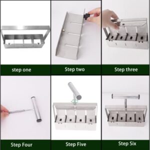 Manual Soil Block Maker Micro Soil Blocker Set 2 inch Soil Block Soil Blocking Tool for Seed Stater Tray