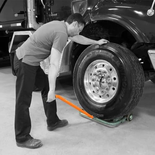 Martins Industries MSTWD Heavy Duty Wheel Dolly for Large Tires, Trucks, Buses, Semis for Shops garages, Made with Steel, 360 Degree Movement, Ergonomic Design