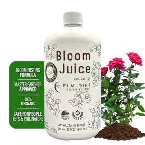elm dirt's bloom juice for all flowering plants (1-32 oz bottle)